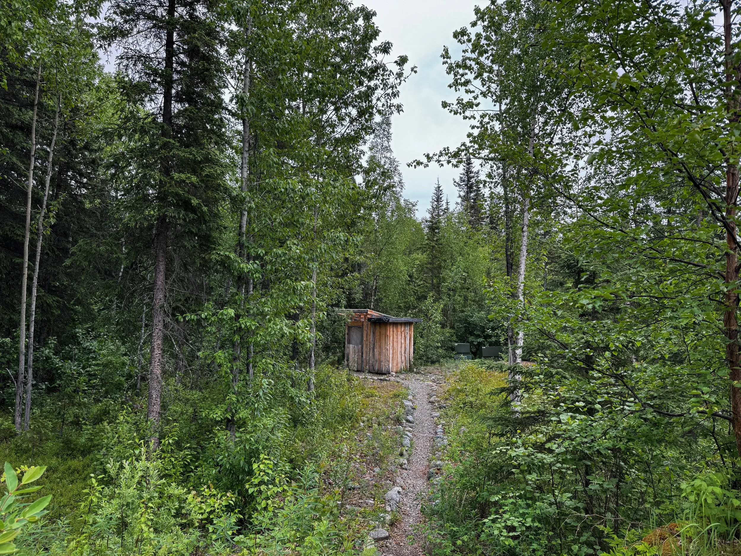 Port Alsworth campground shower hut