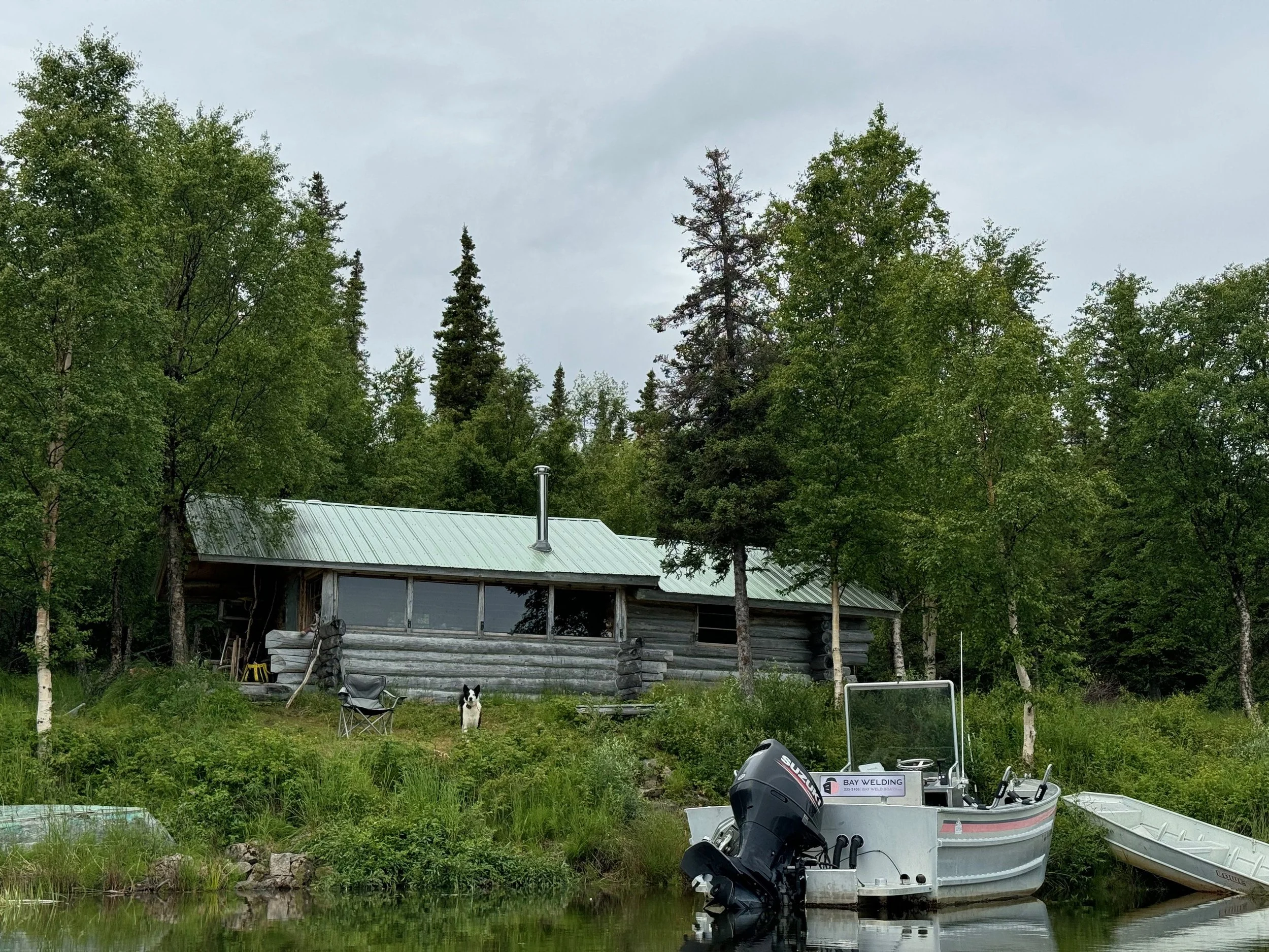Priest Rock public use cabin with Tulch'ina Adventures' water taxi