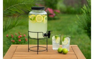 8L Embossed Drinks Dispenser