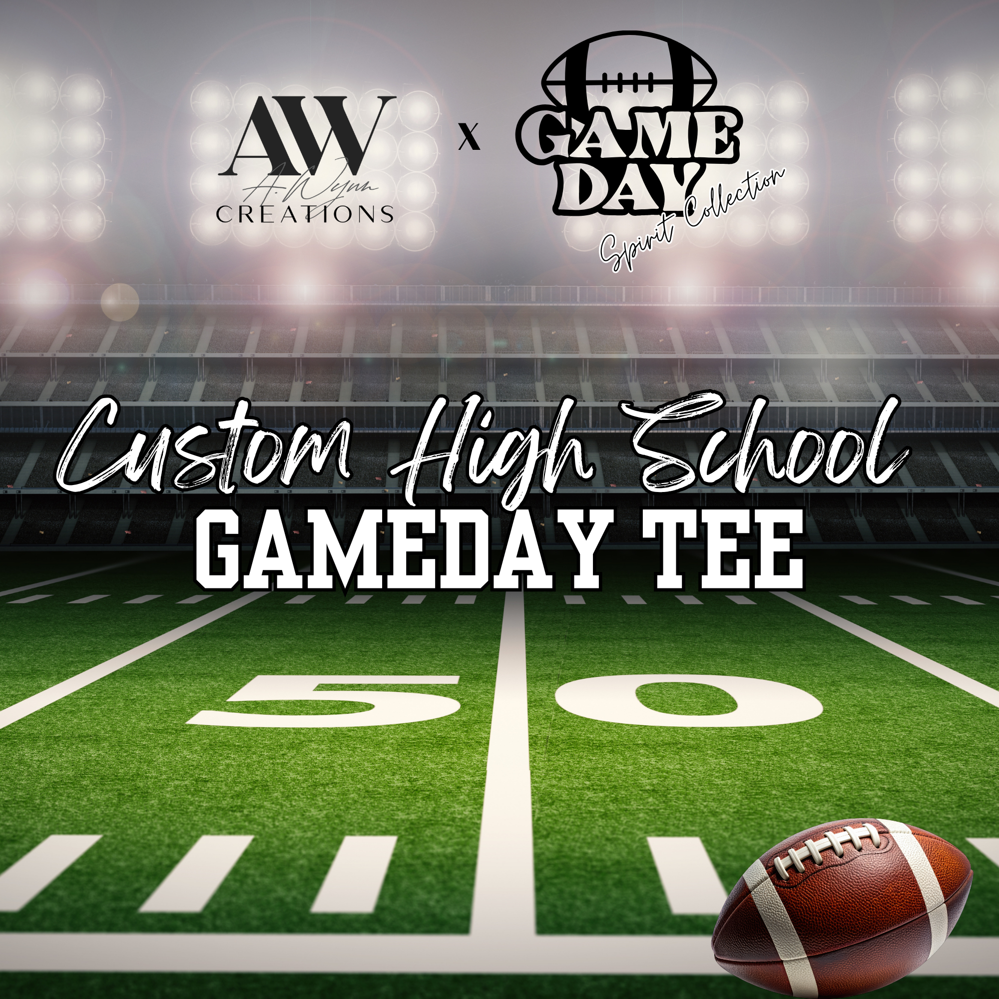 Custom High School Game Day Tee