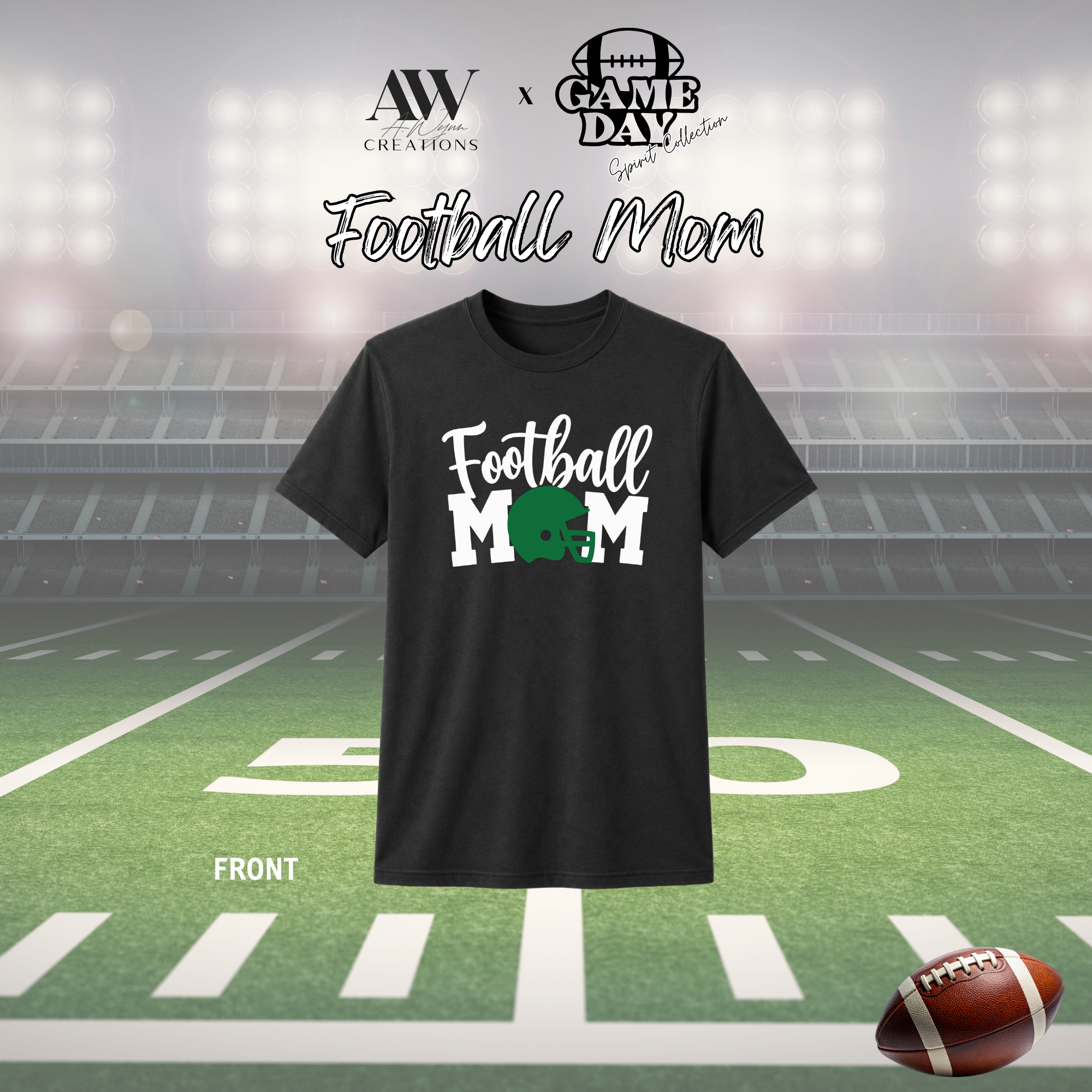 Football Mom Custom Tee