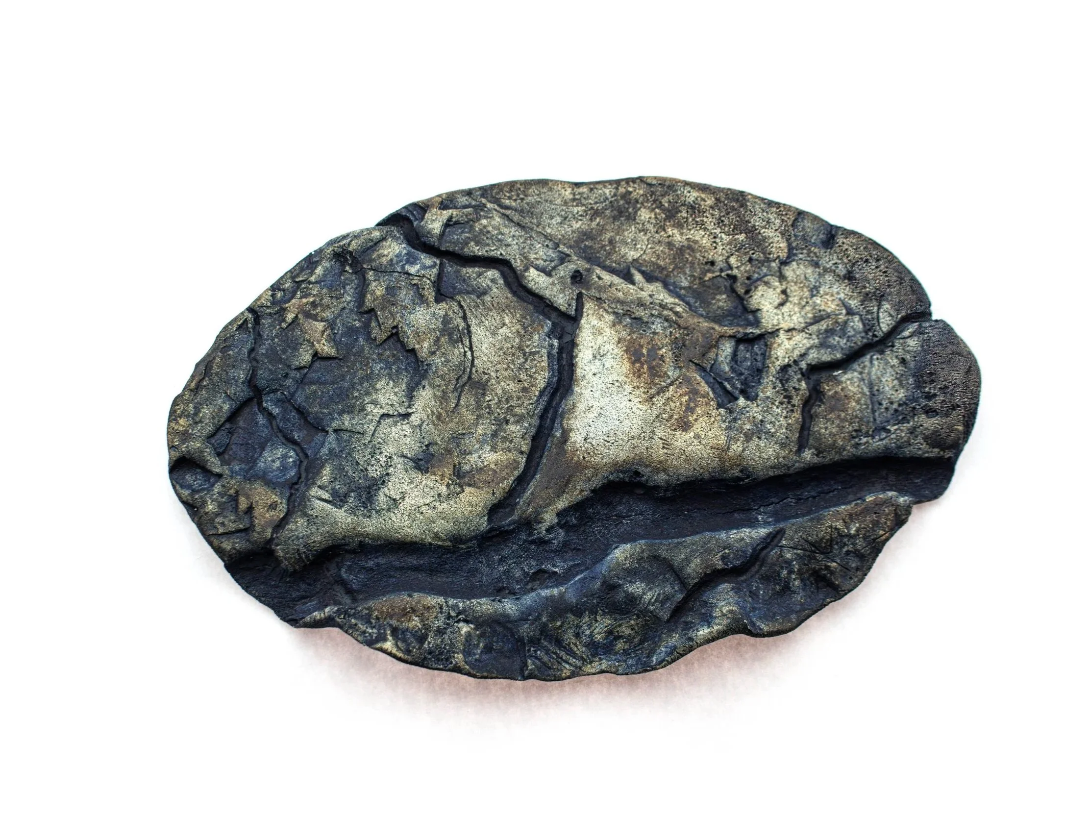 Skin Impressions: Fossil Rock and Roots, 2026, Ceramic, 12 x 10in