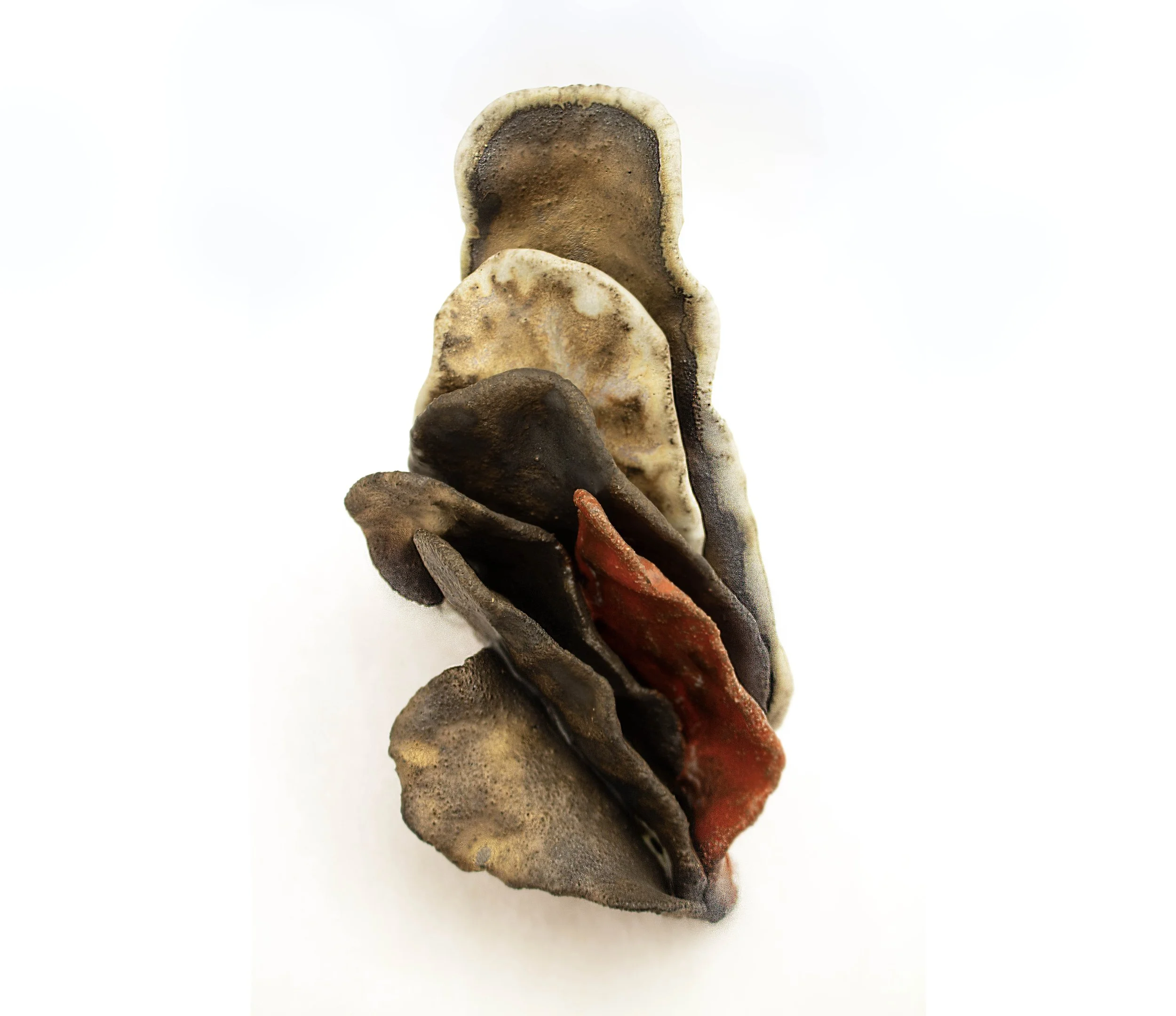 Seven Skins (maquette), 2025, Ceramic, 2.5 x 7 x 7in