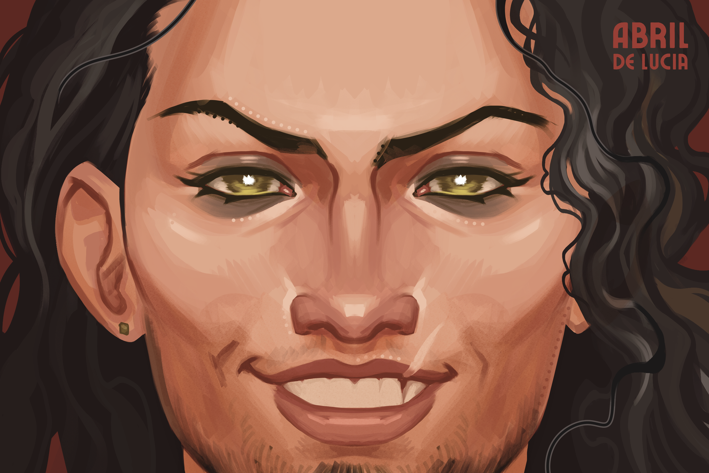 Bastard Smile - Mini Art Print