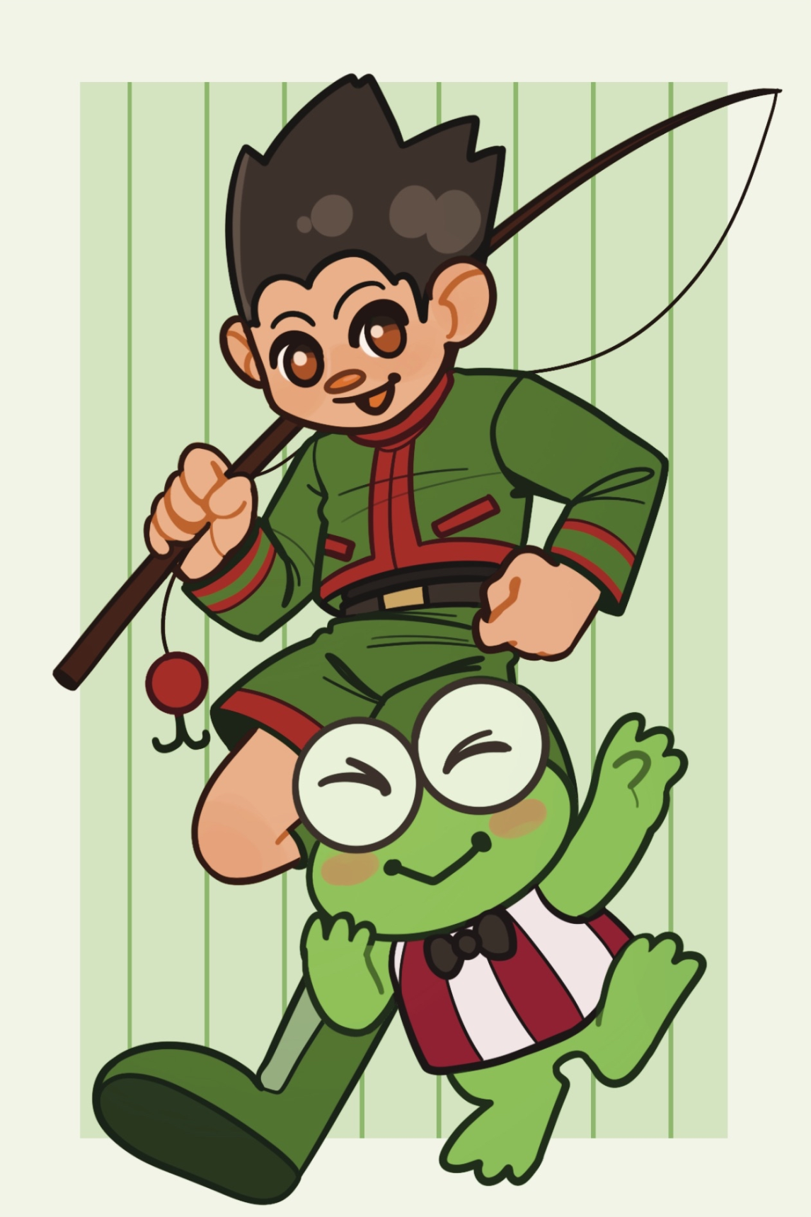 Frog Boys - Mini Art Print