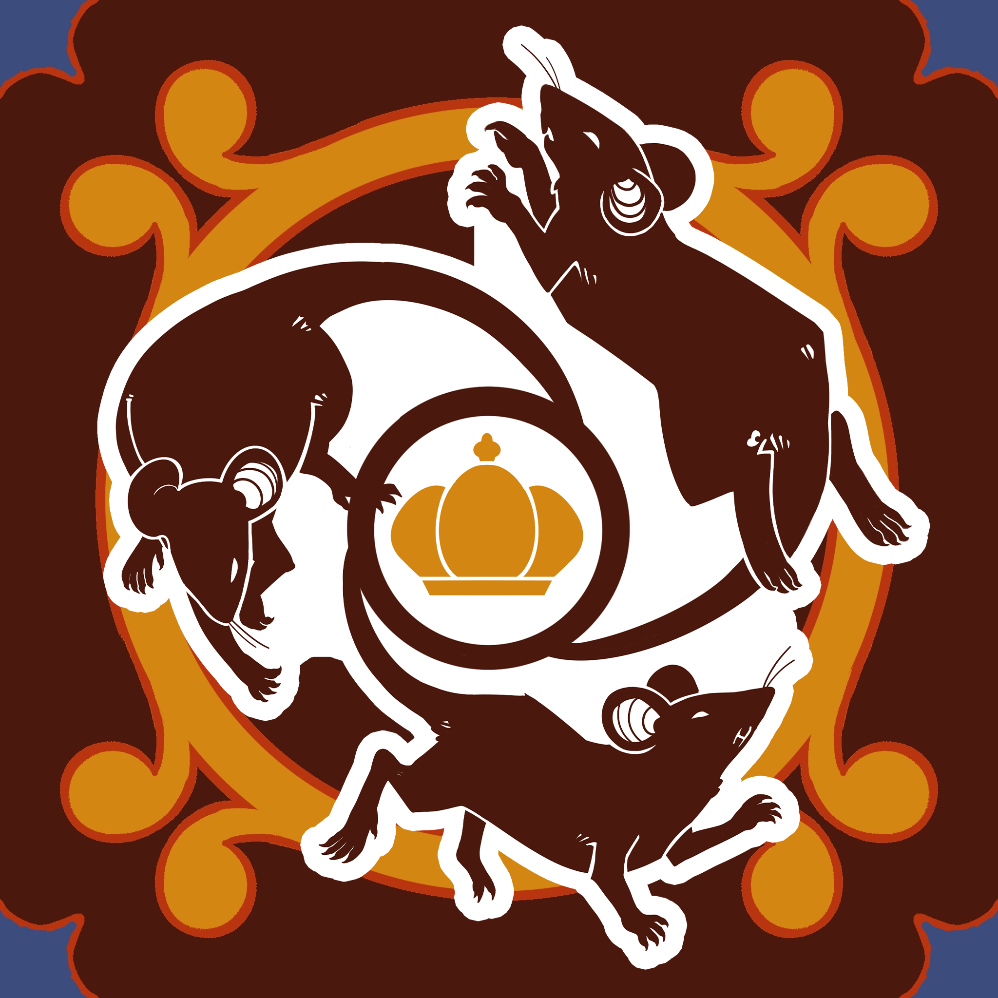 King's Plague - Rat King Logo Vinyl Sticker