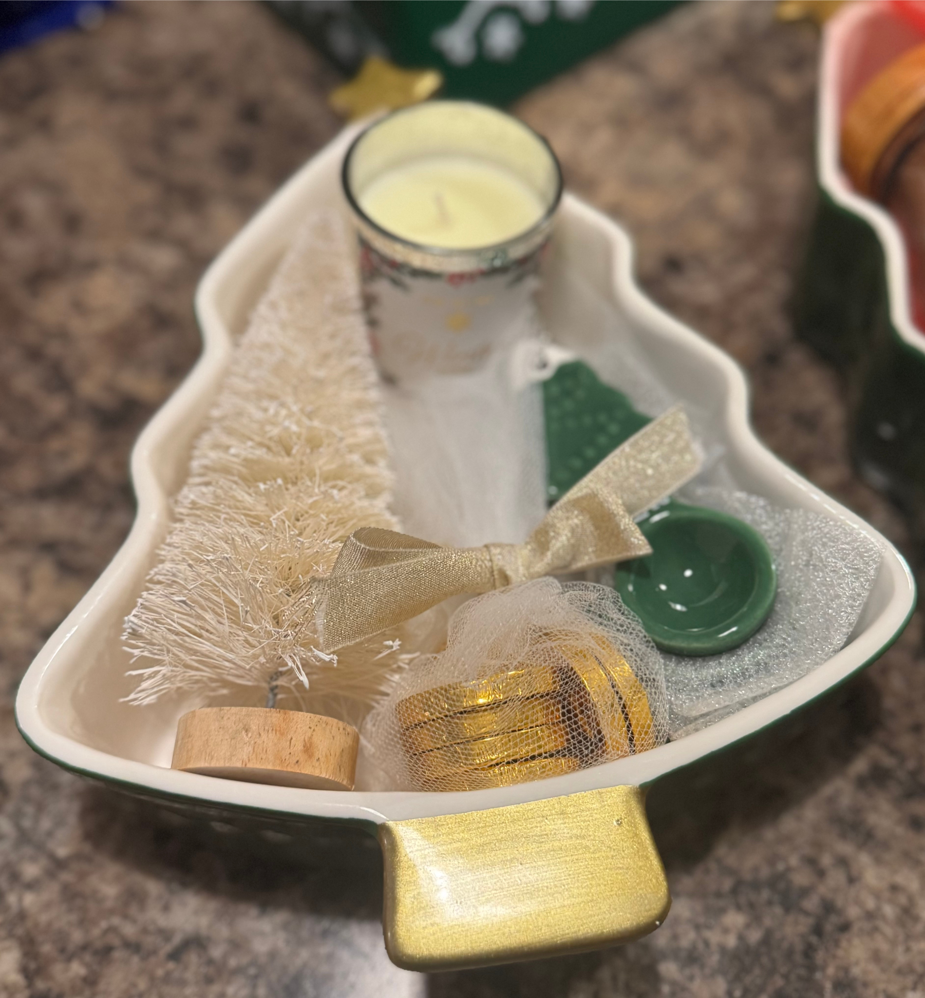 Ceramic Christmas Tree (White Pine)