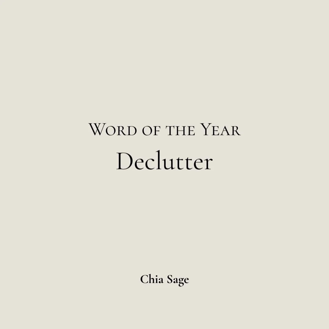 Declutter isn&rsquo;t about having less &mdash;
it&rsquo;s about making space for what matters.

Doing less on purpose is the intention guiding me this year. 

Read the full reflection on the blog. 
.
.
.
#WordOfTheYear #Declutter #DoingLessOnPurpose