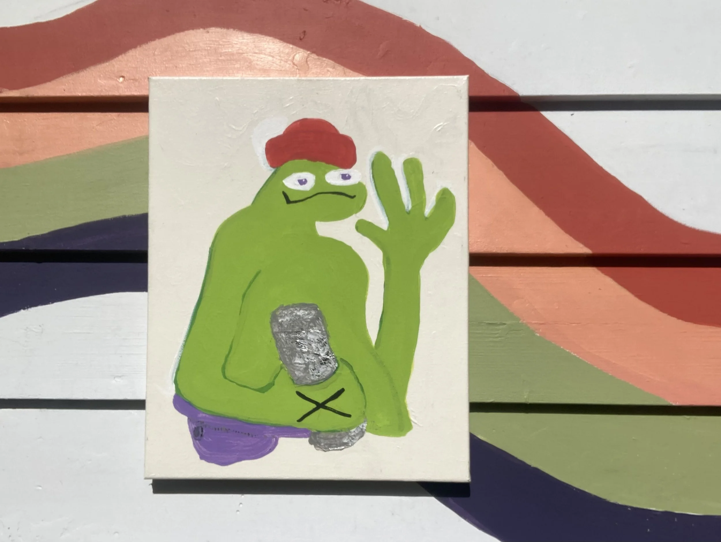 Tortillas - Acrylic on canvas, 16" x 20"