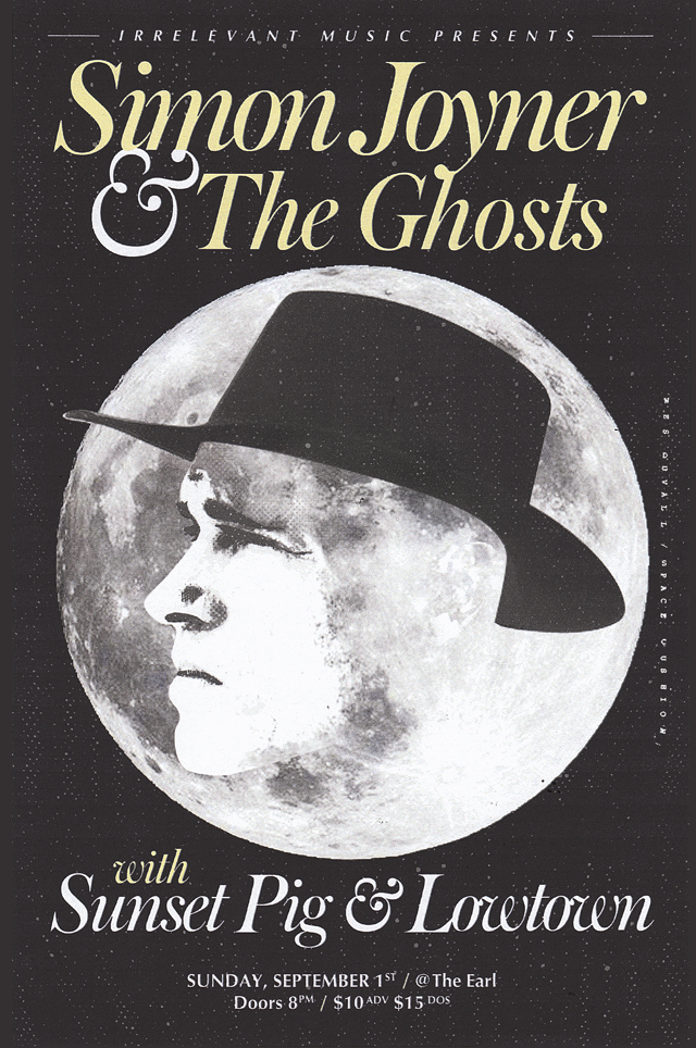 Simon Joyner & The Ghosts flyer