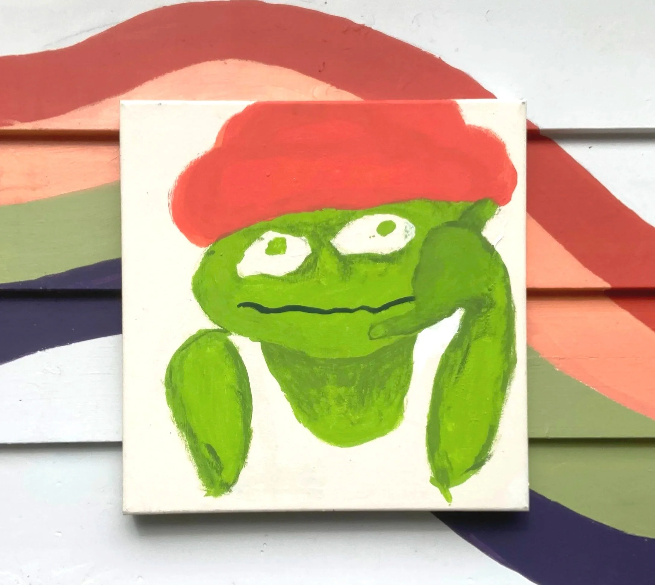 Call Me - Acrylic on canvas, 19.75" x 19.75"