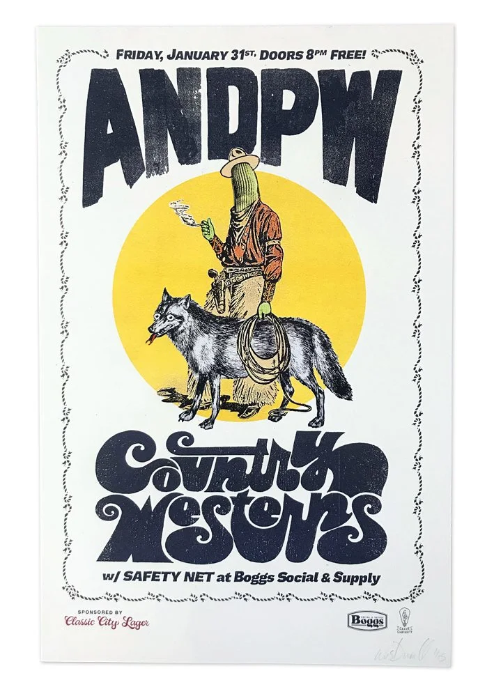 COUNTRY WESTERNS - Show poster