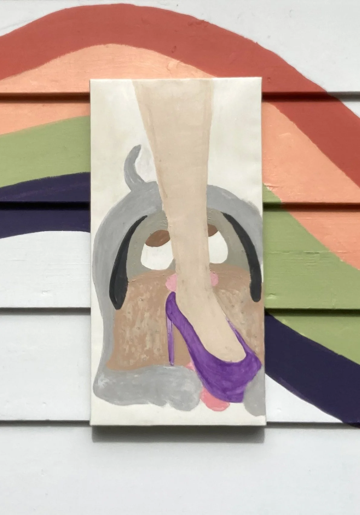 Blue Boy - Acrylic on canvas, 12"x 24"