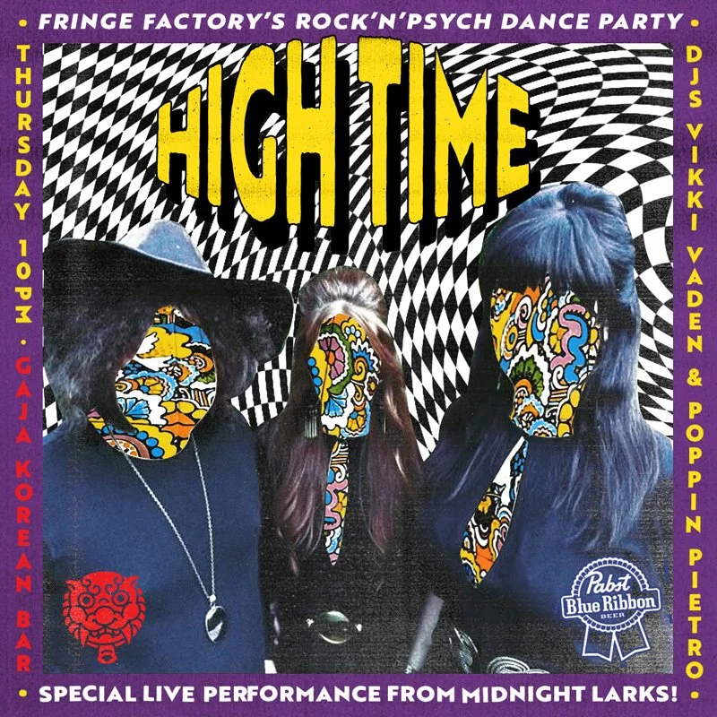 High Time flyer for Gaja Korean Bar