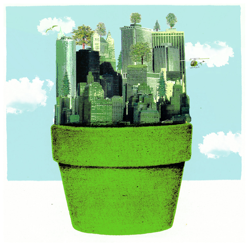 Illustration for The New York Times Book Review. AD Nicholas Blechman