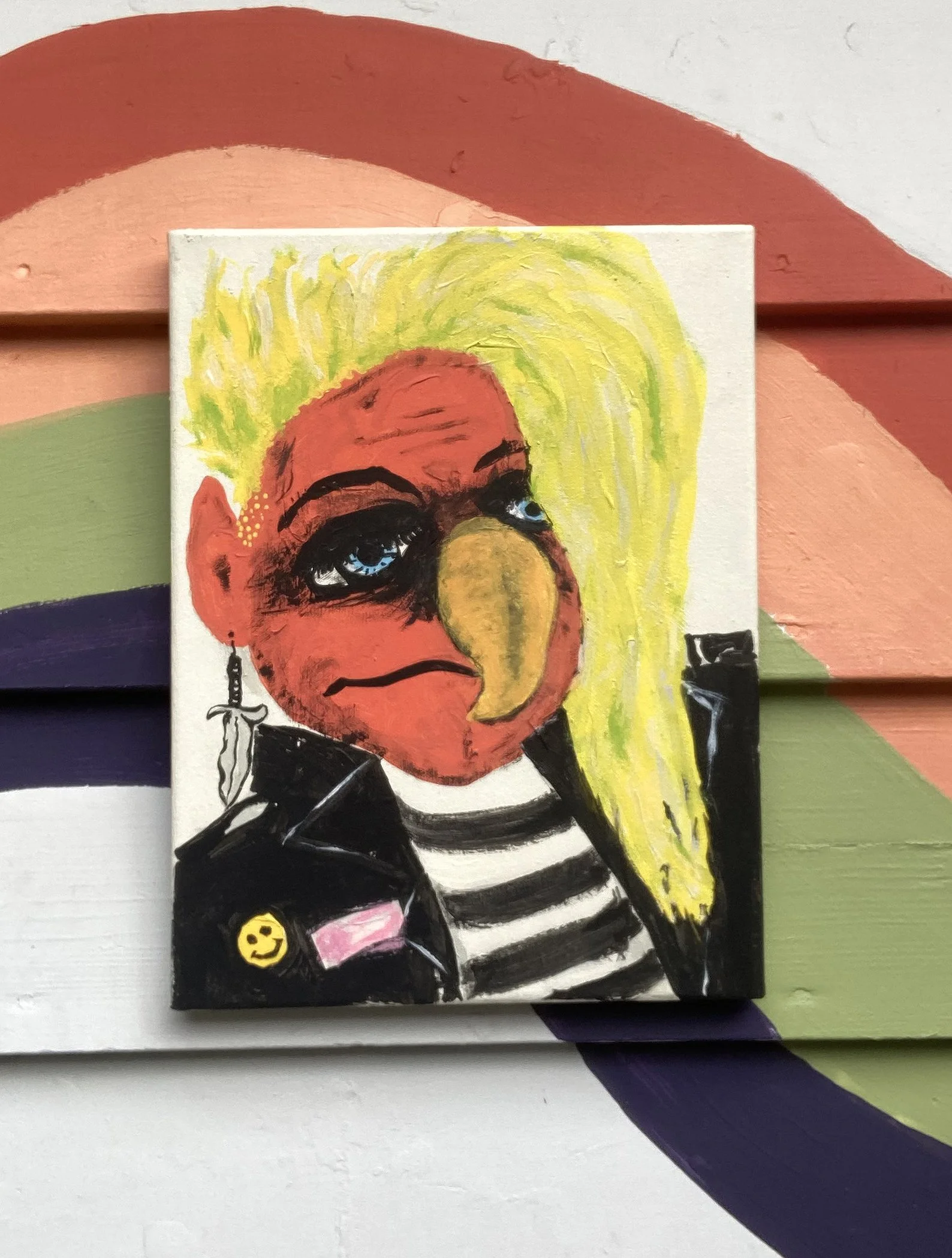 Dustin - Acrylic on canvas, 8" x 10"