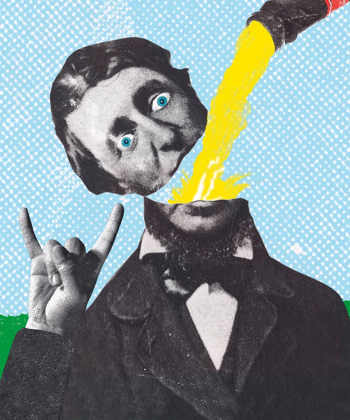 Illustration for The New York Times Book Review. AD Nicholas Blechman