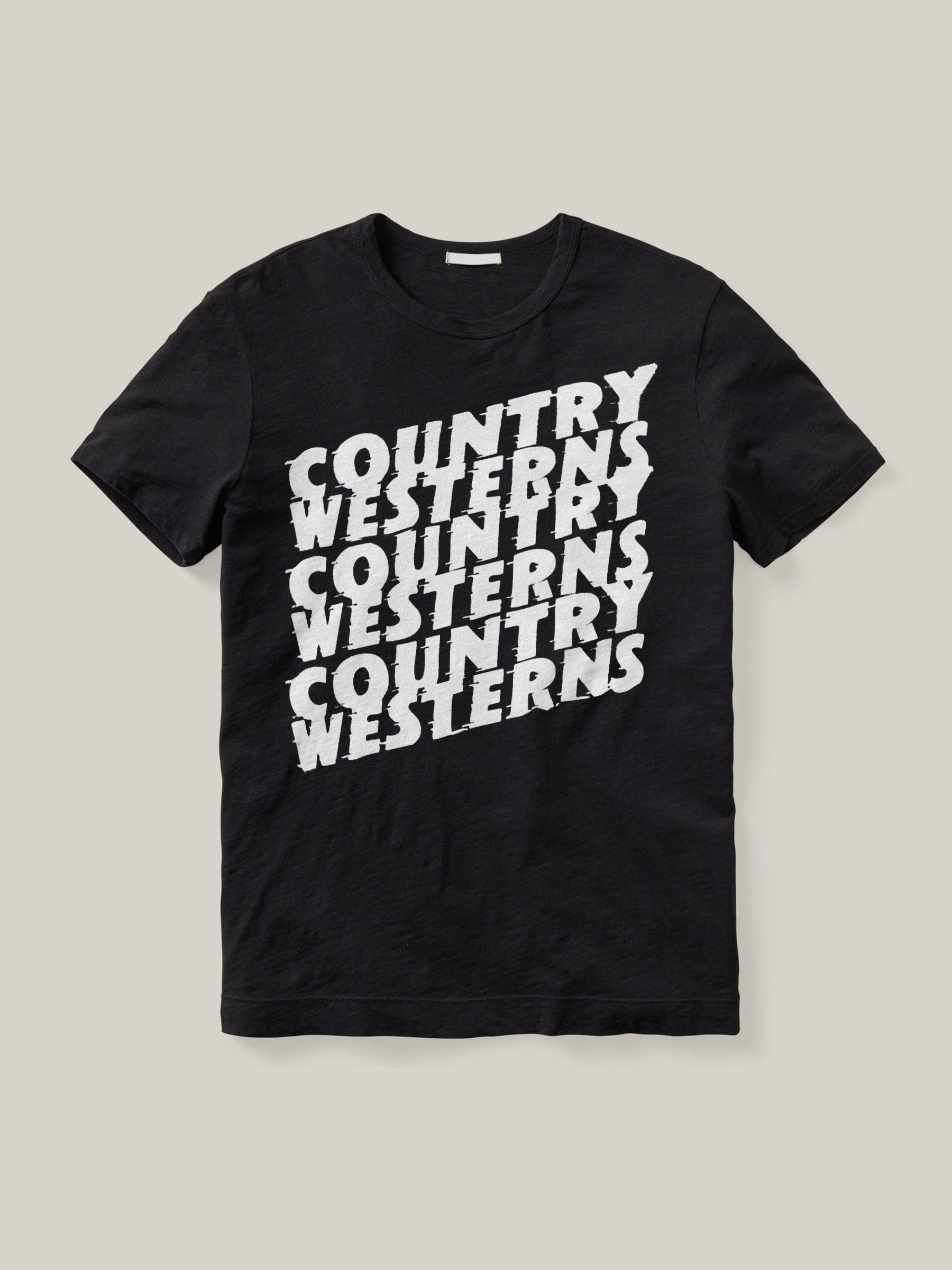 COUNTRY WESTERNS - Tour T-shirt design