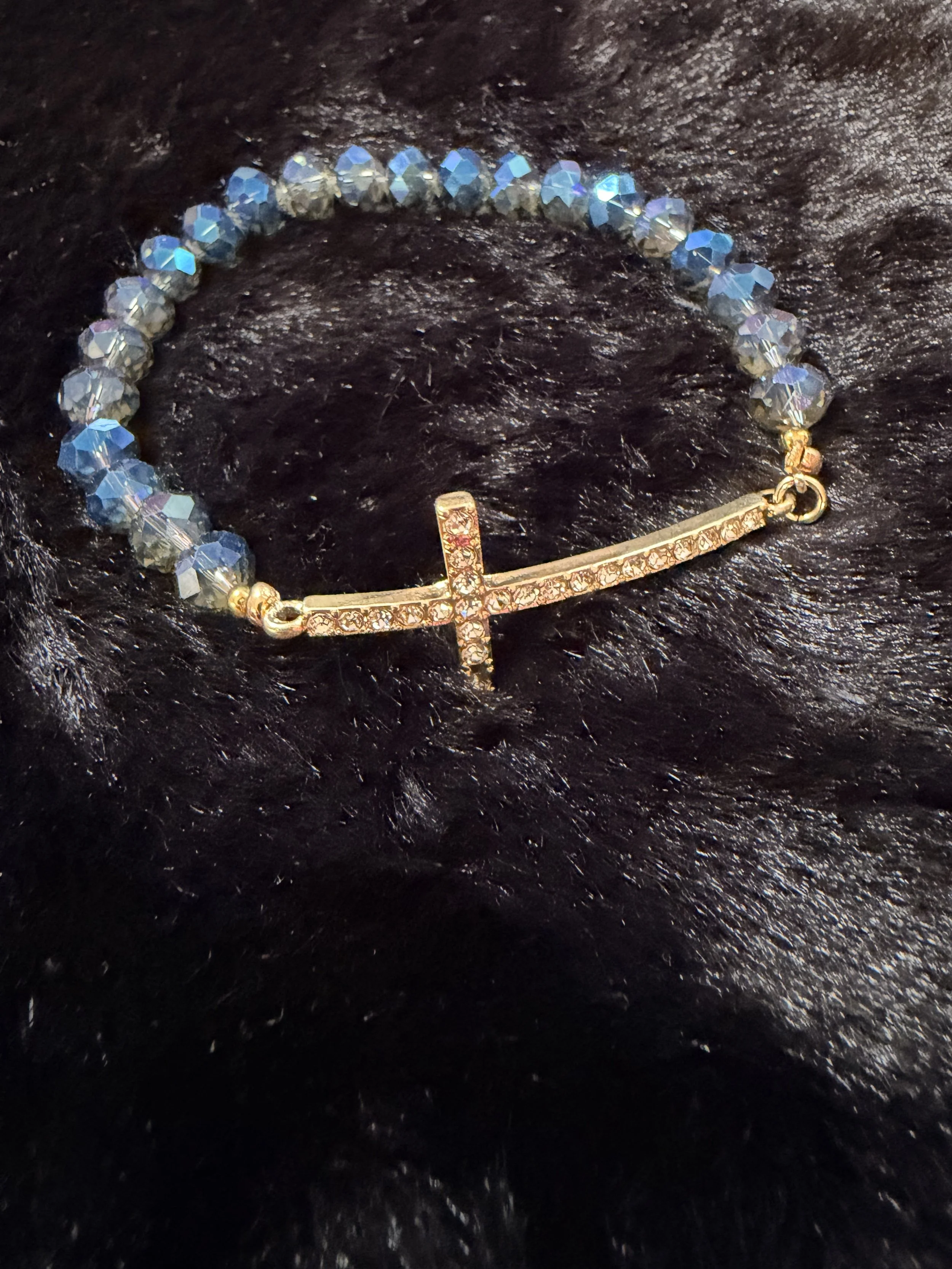 Blue and Gold Cross