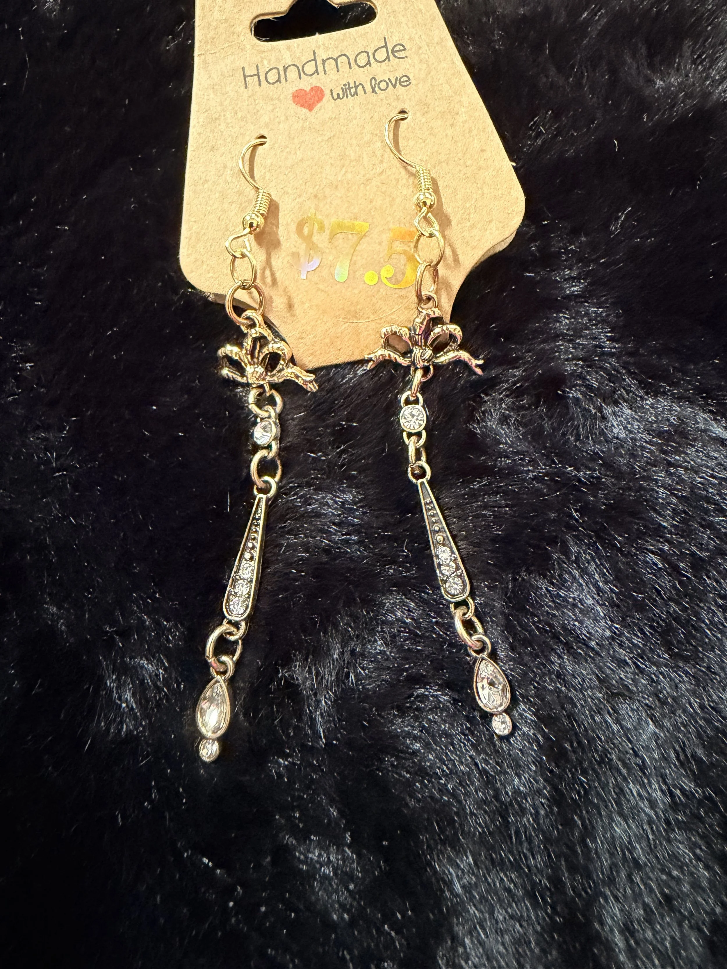 Vintage Dangles with 14k gold earring base