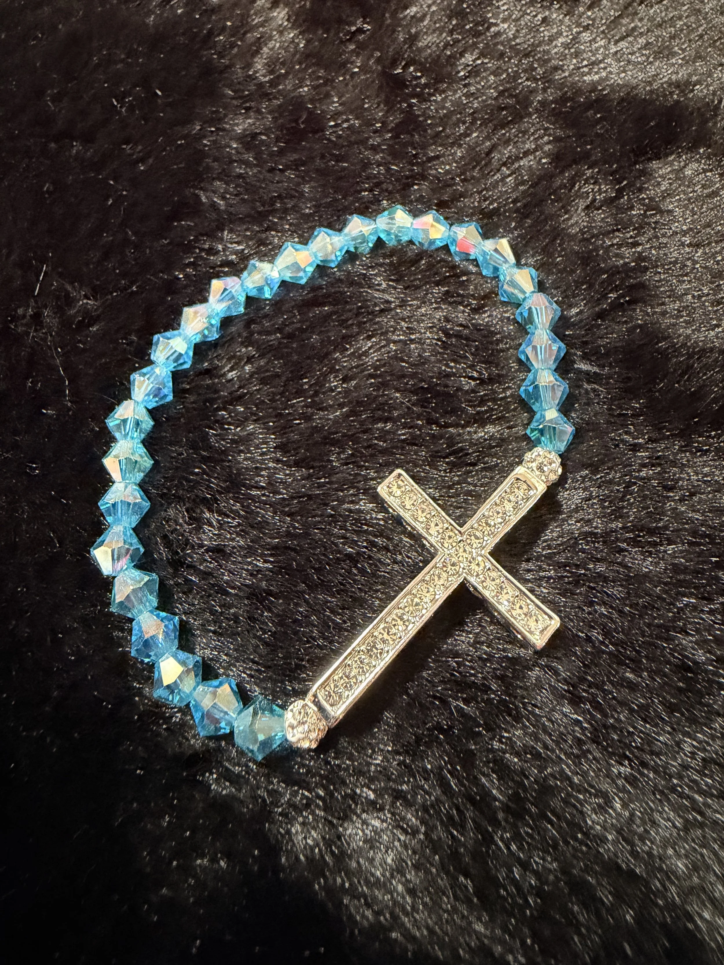Blue and Silver Cross
