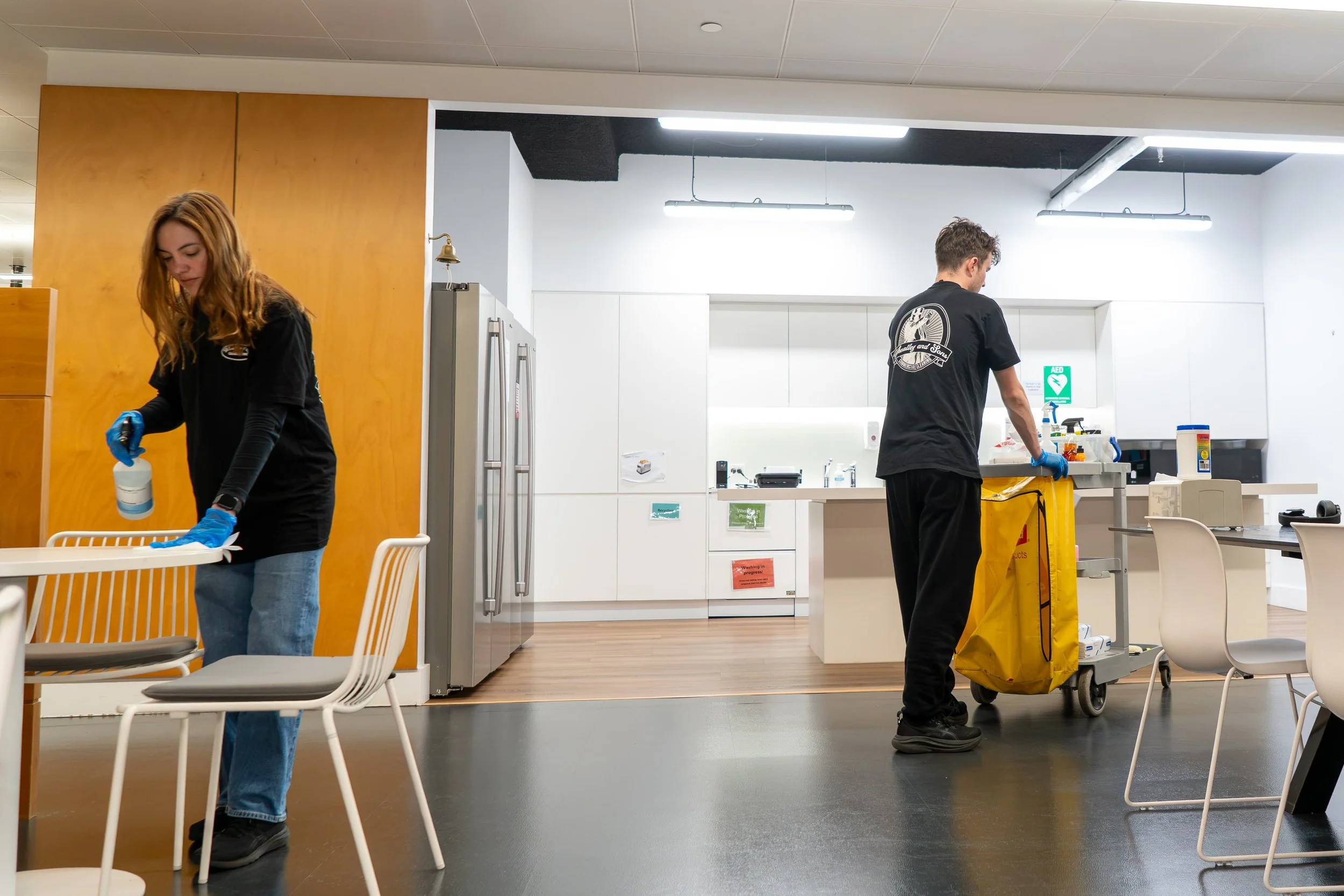 wheatley and sons team cleaning job in sydney