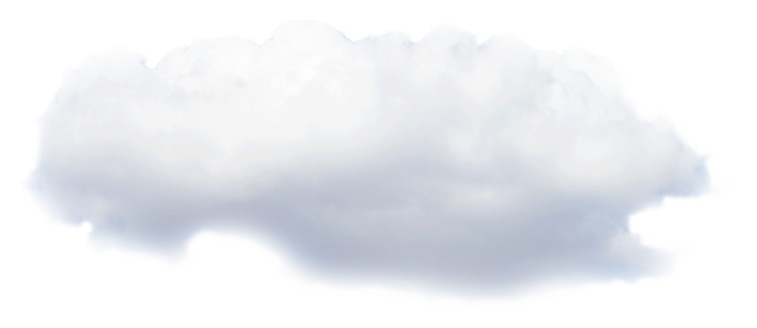 A large, fluffy white cloud against a black background.