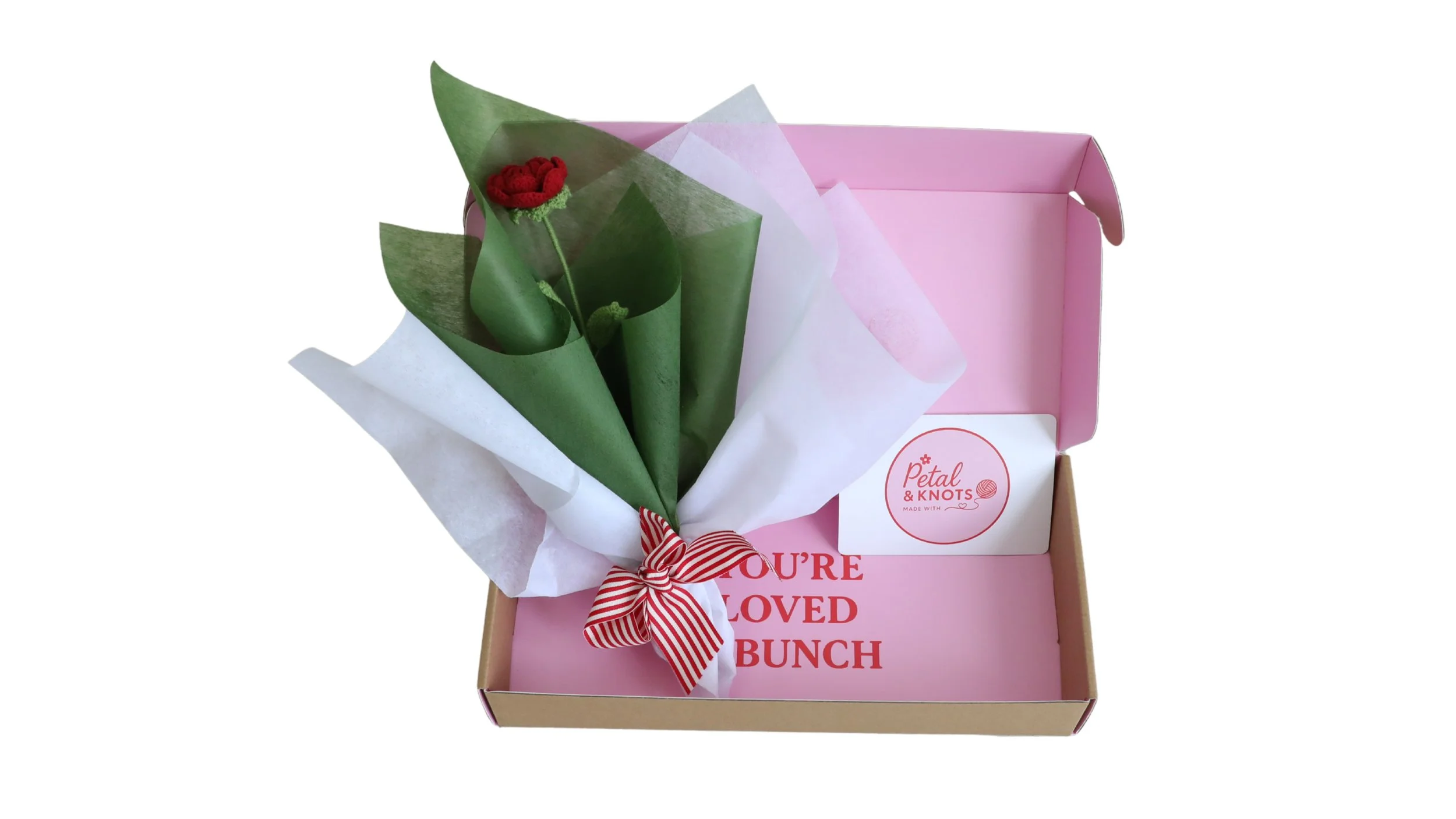 With Love - Single Red Rose