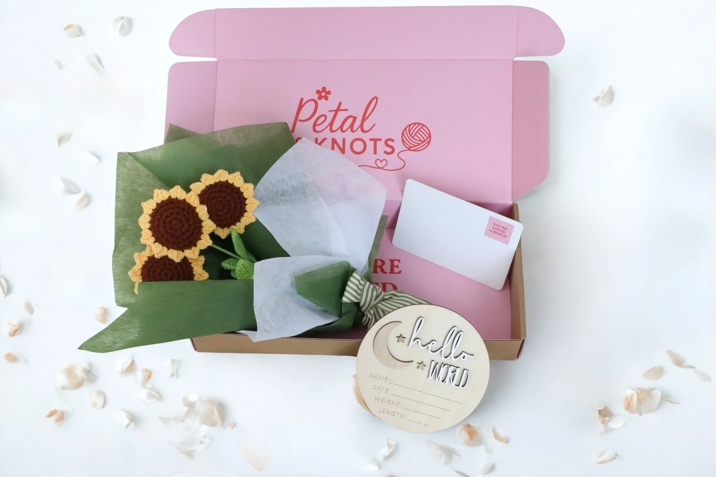 Baby Sunshine - Three Sunflowers Gift Boxed