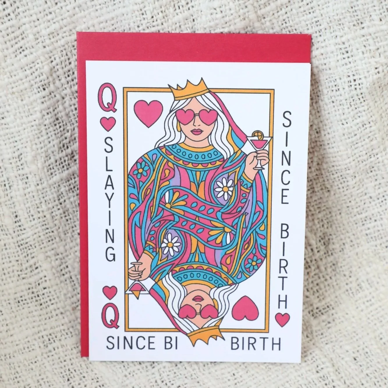 Birthday Queen "Slaying It" - Birthday Card