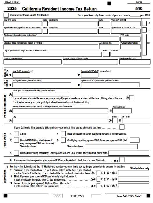 • Add‑On: Additional State Return