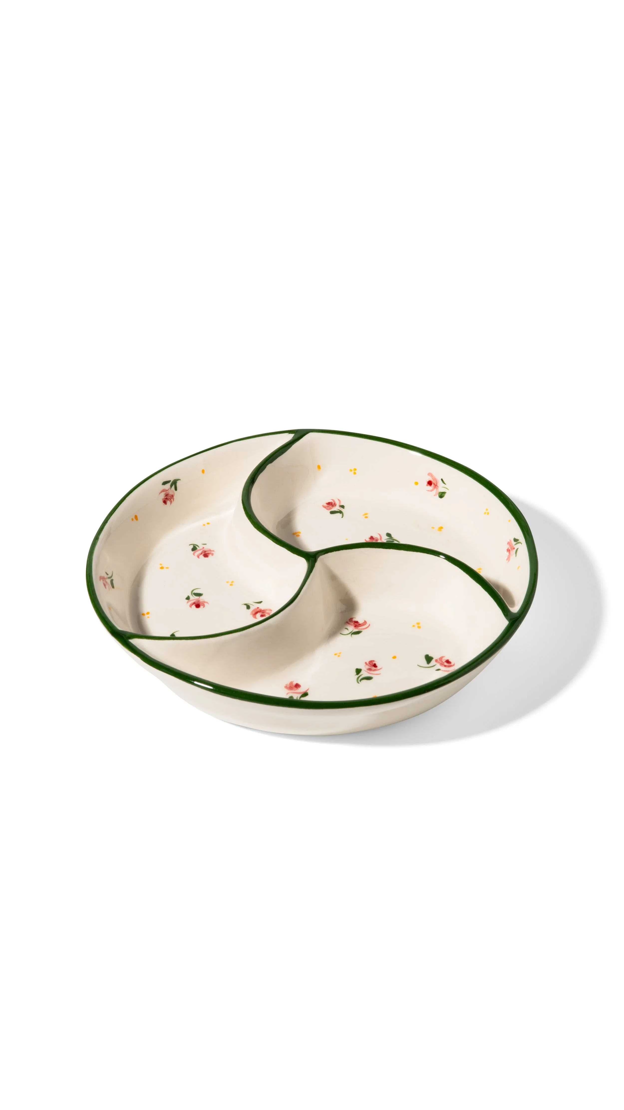 Dalia Floral Trio Aperitif Plate