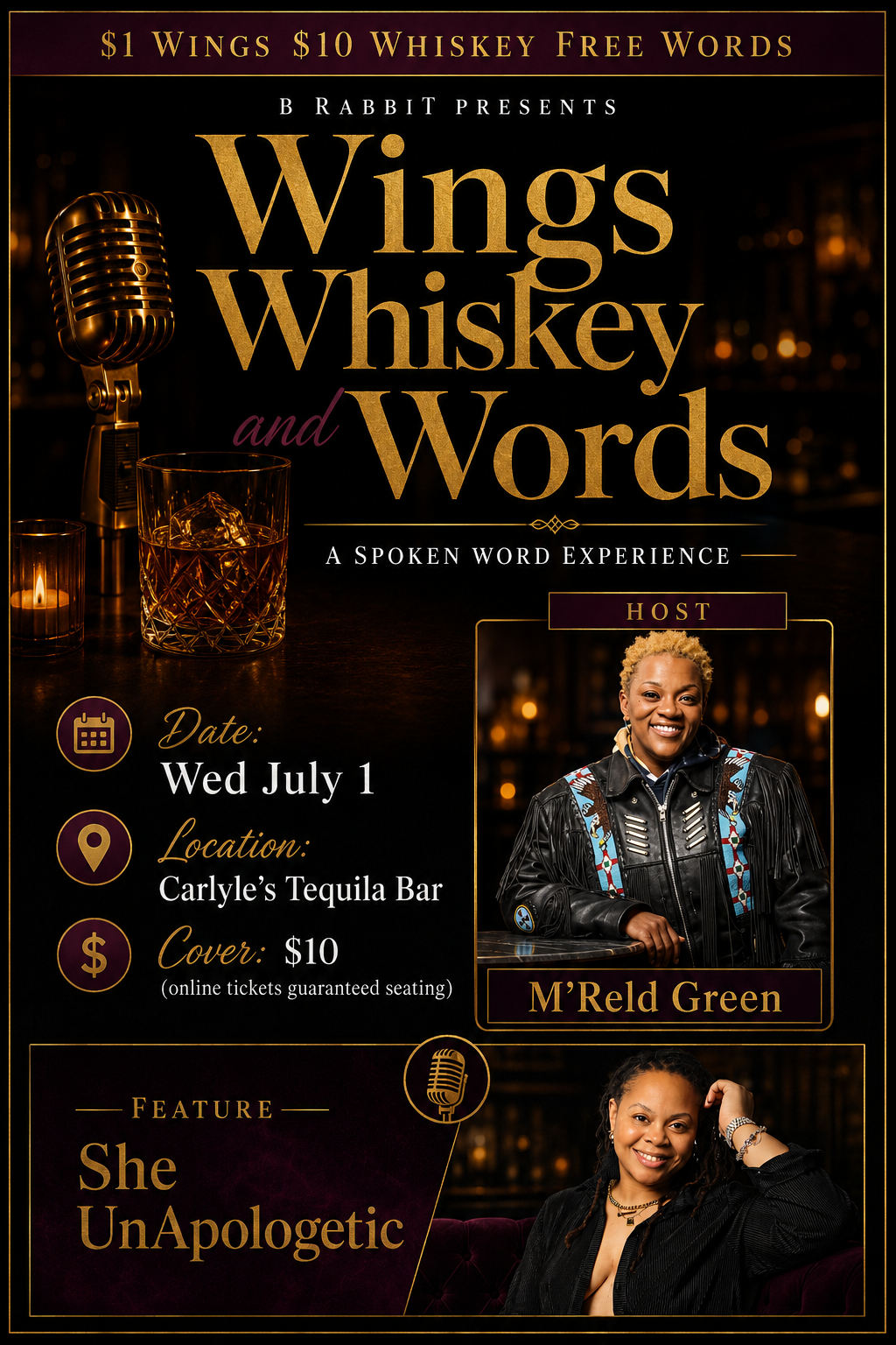 Wings Whiskey and Words