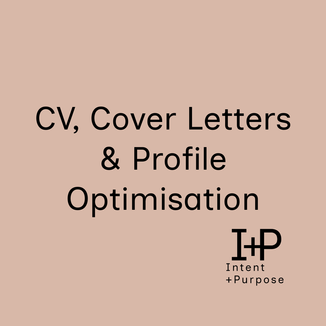 Showing your Intent +Purpose