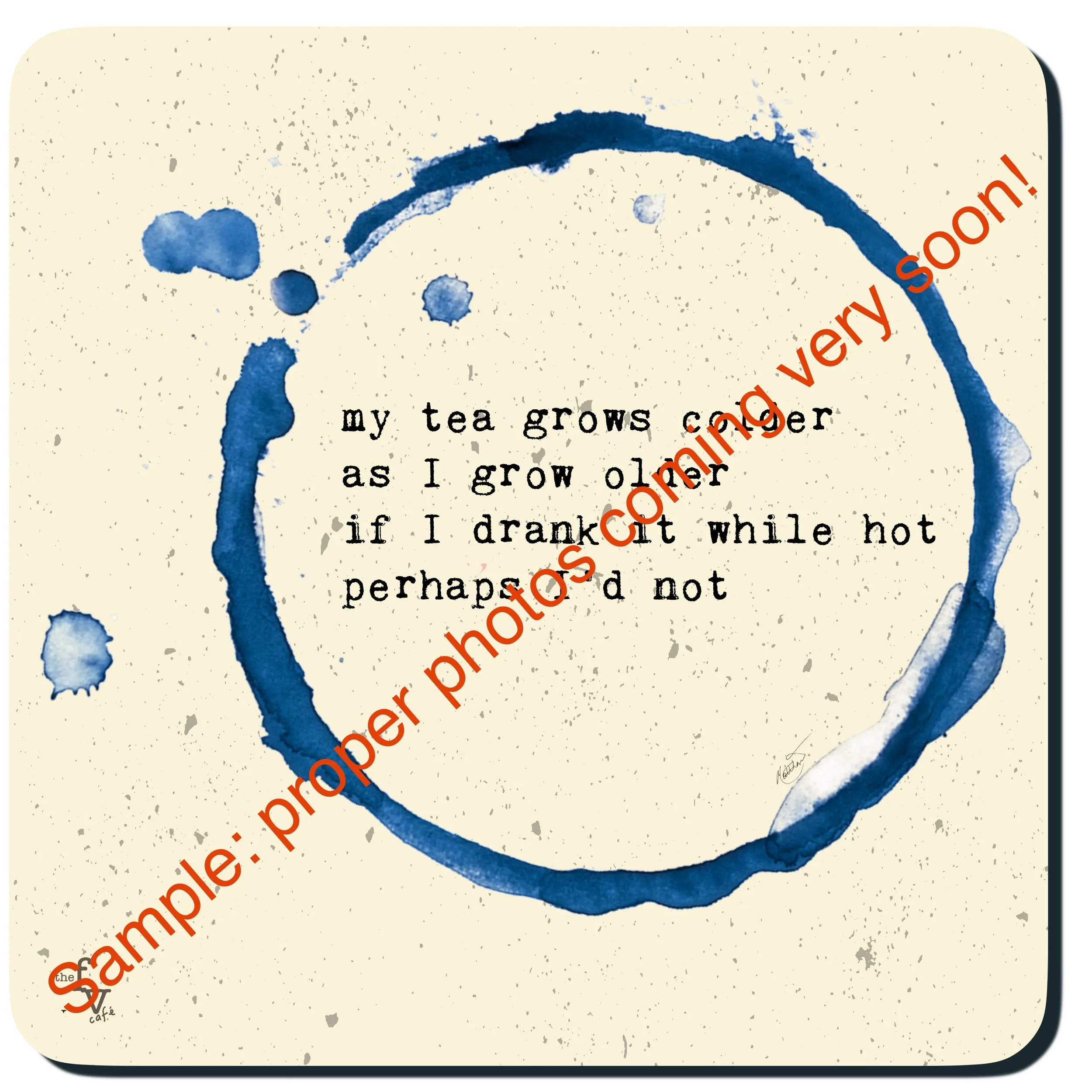 Poetic Coasters: Ring Marks (Set of 4)