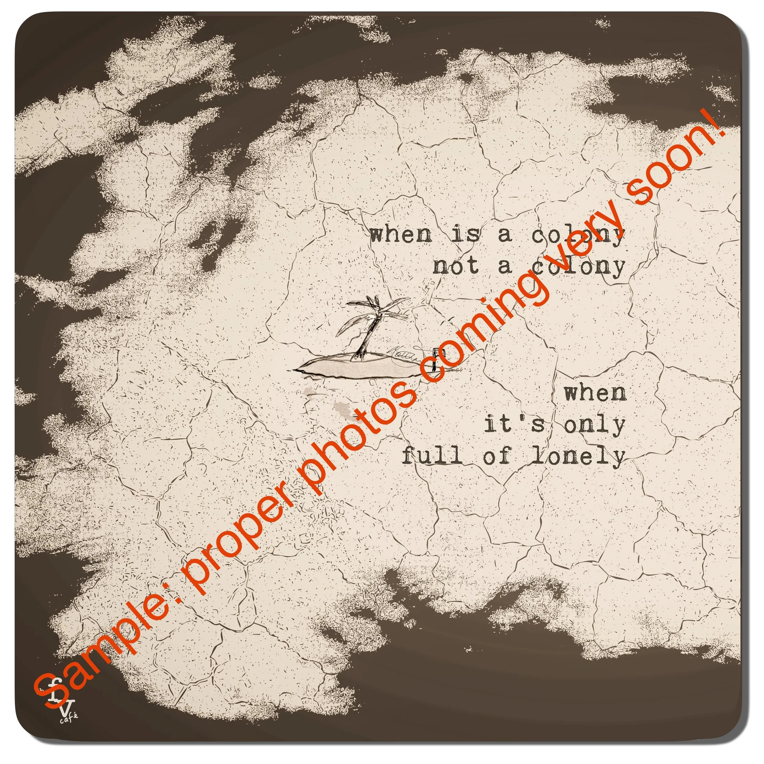 Poetic Coasters: Ominous (Set of 4)