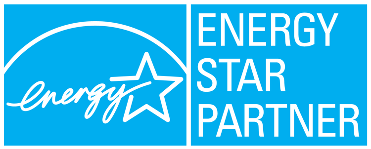 Energy Star logo with blue background, white star and text reading "Energy Star Partner"