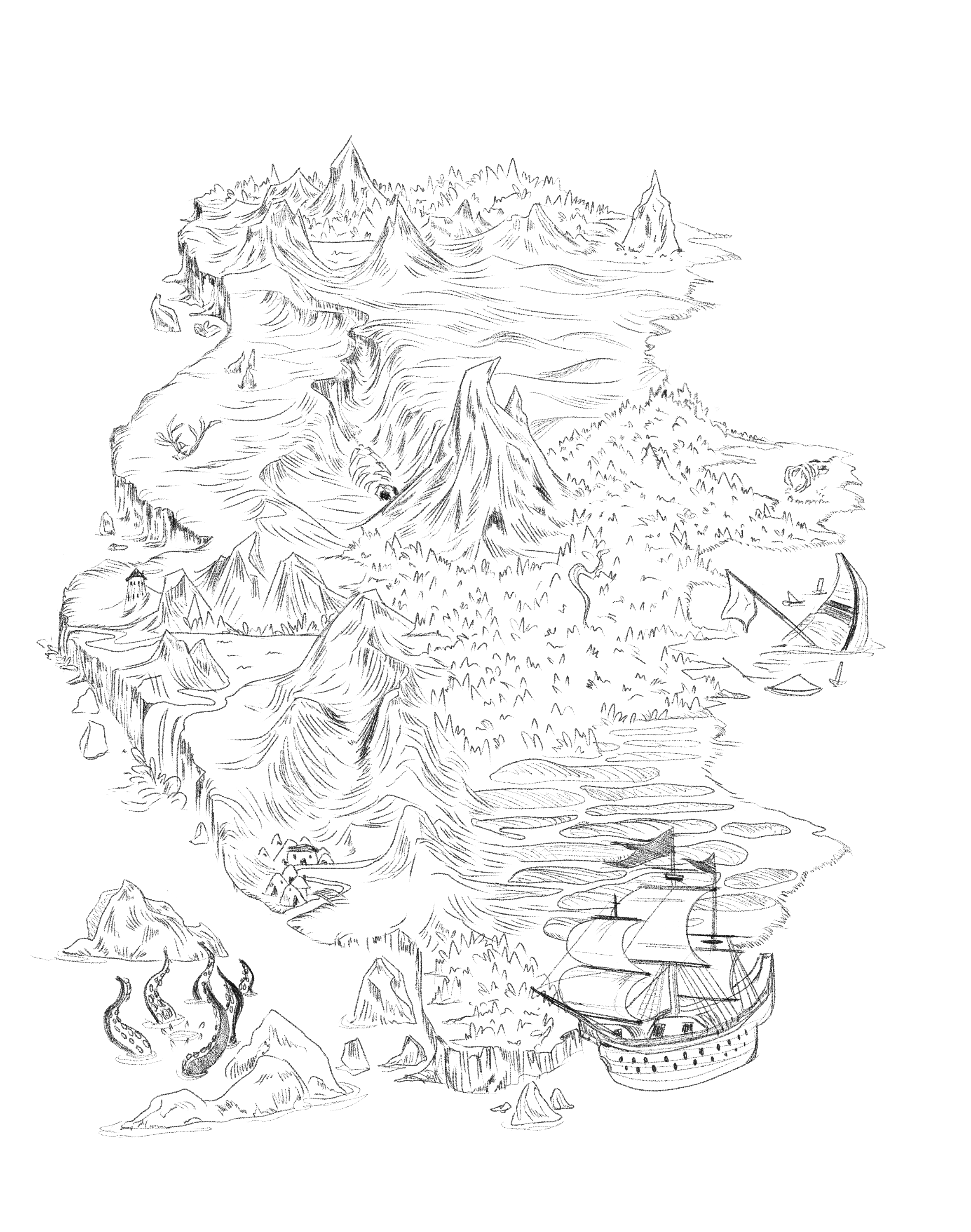 This was the final map I had before my play test.