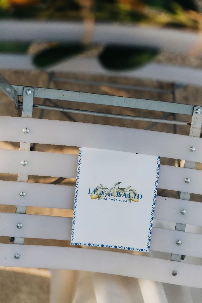 livret de cérémonie pour mariage papeterie 