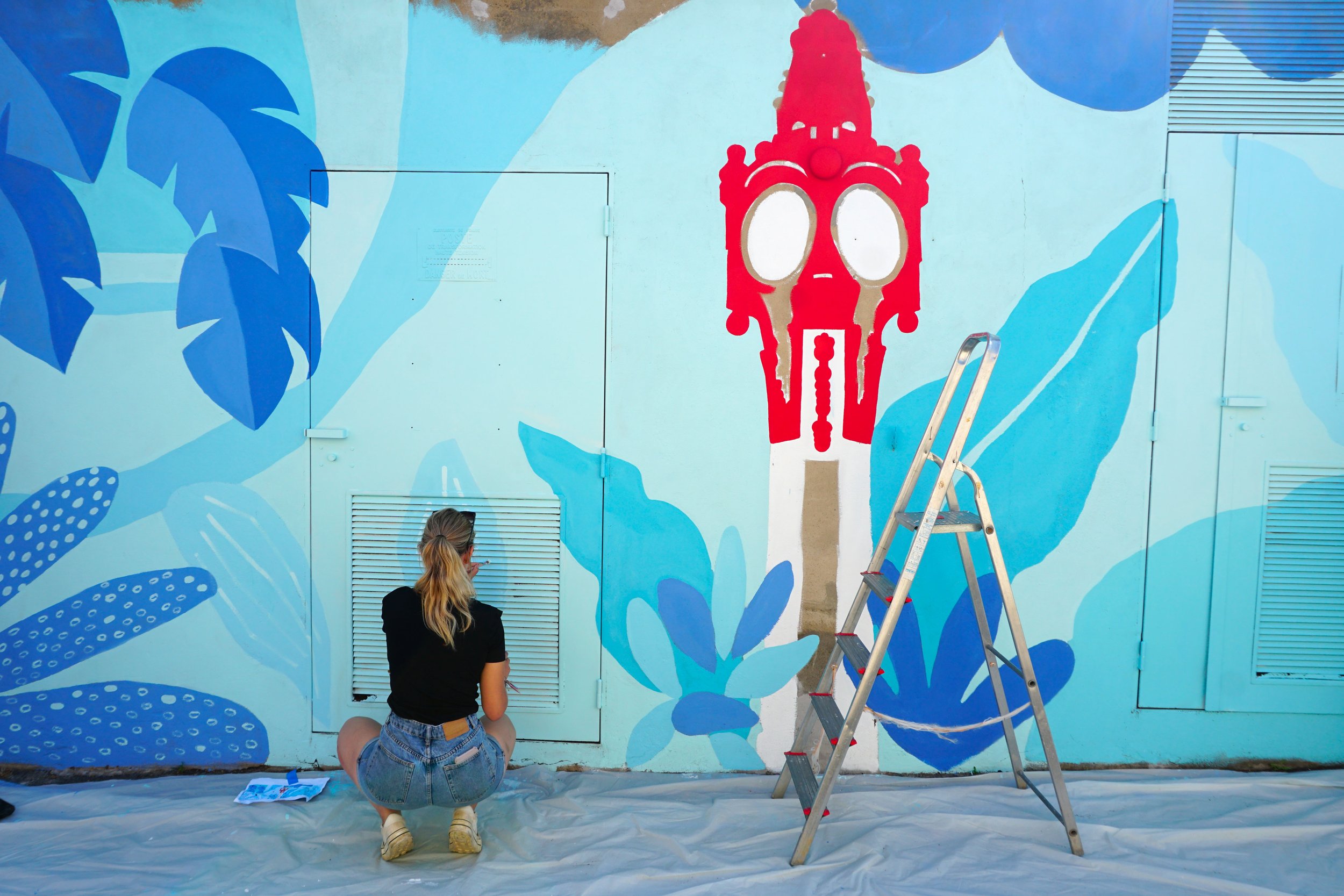 fresque murale