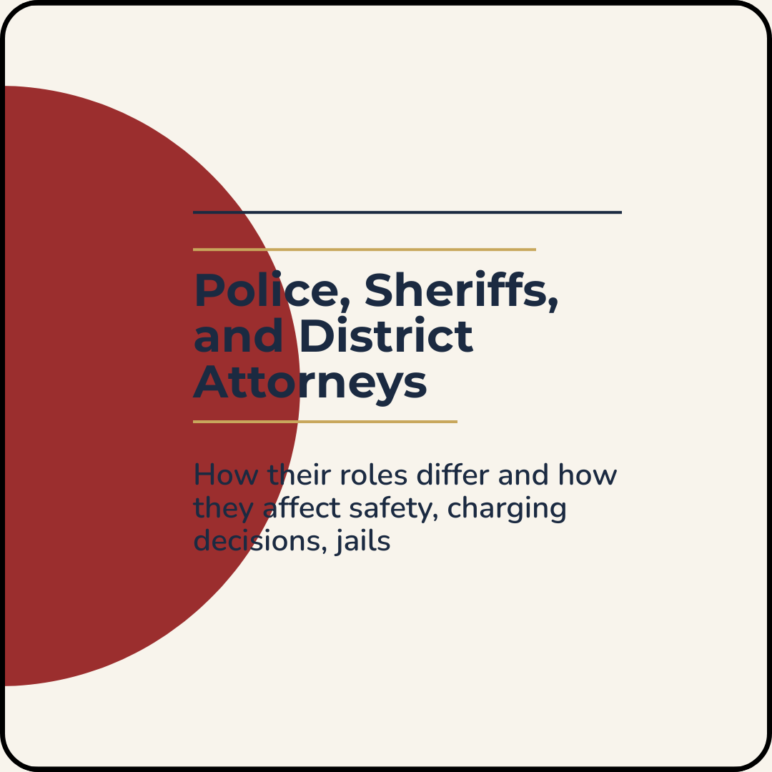 Police, Sheriffs, and District Attorneys