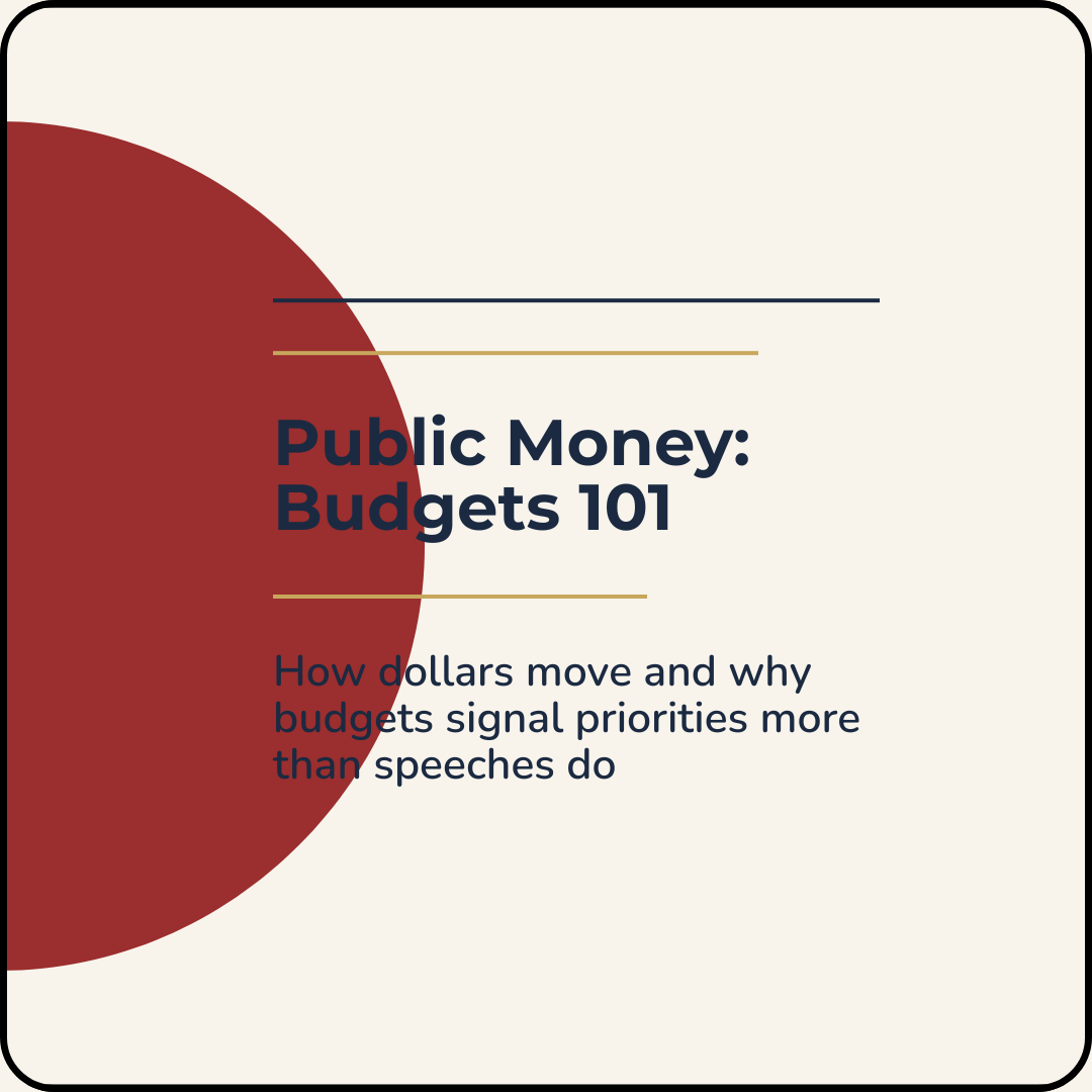 Public Money: Budget 101