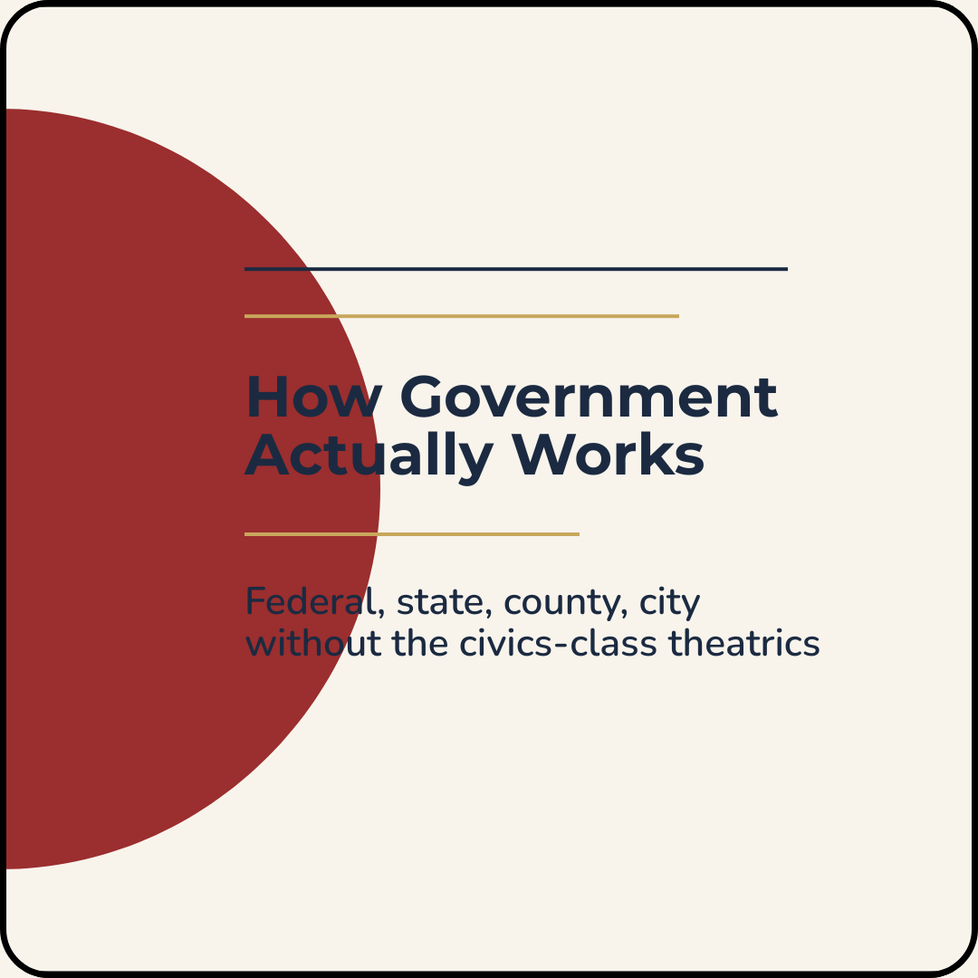 How Government Actually Works