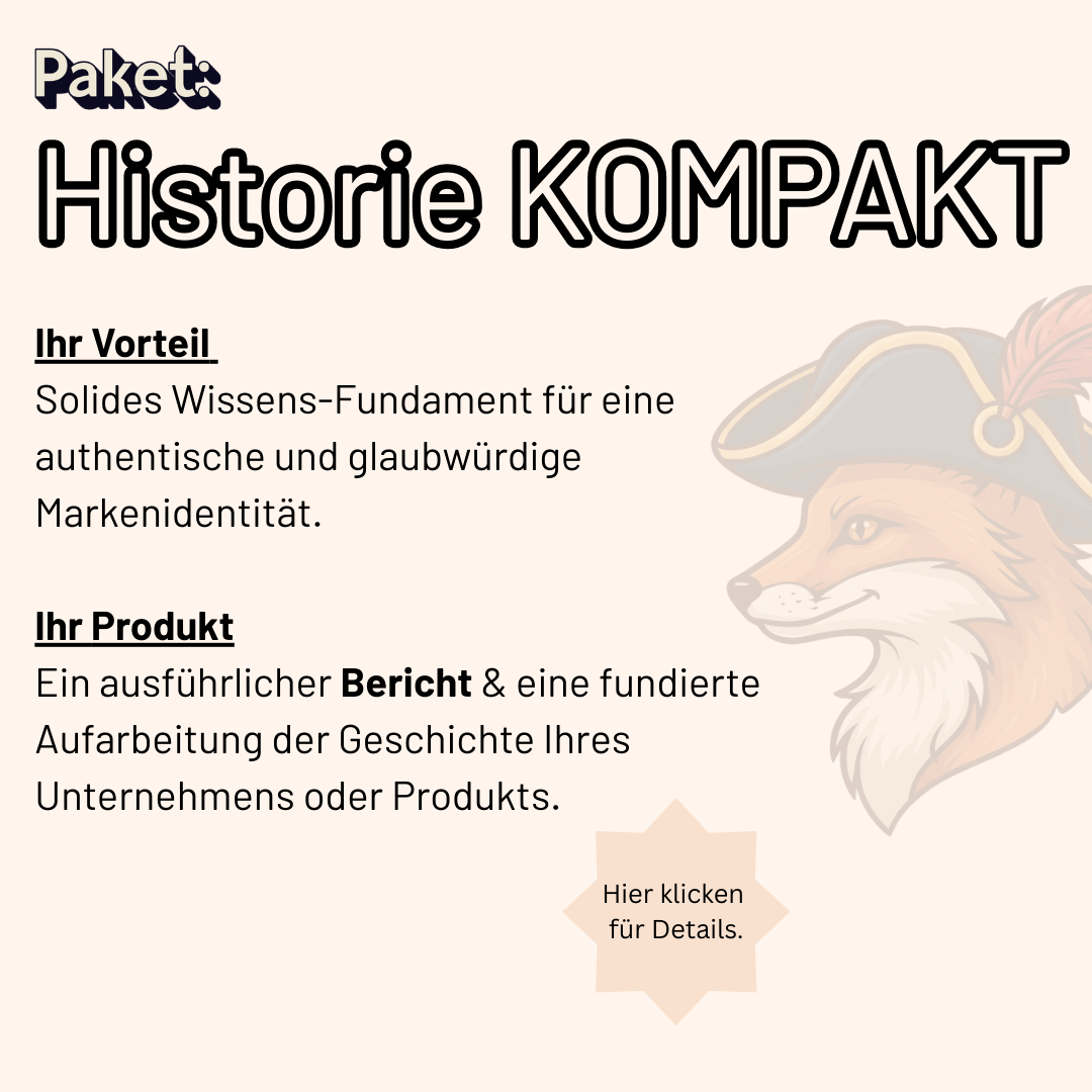 Ihre Unternehmensgeschichte KOMPAKT (ab 6.000€)