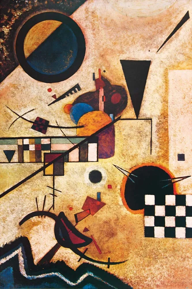 "Gegenklänge" / "Accords opposés" (1924) de l'artiste synesthète Vassily Kandinsky