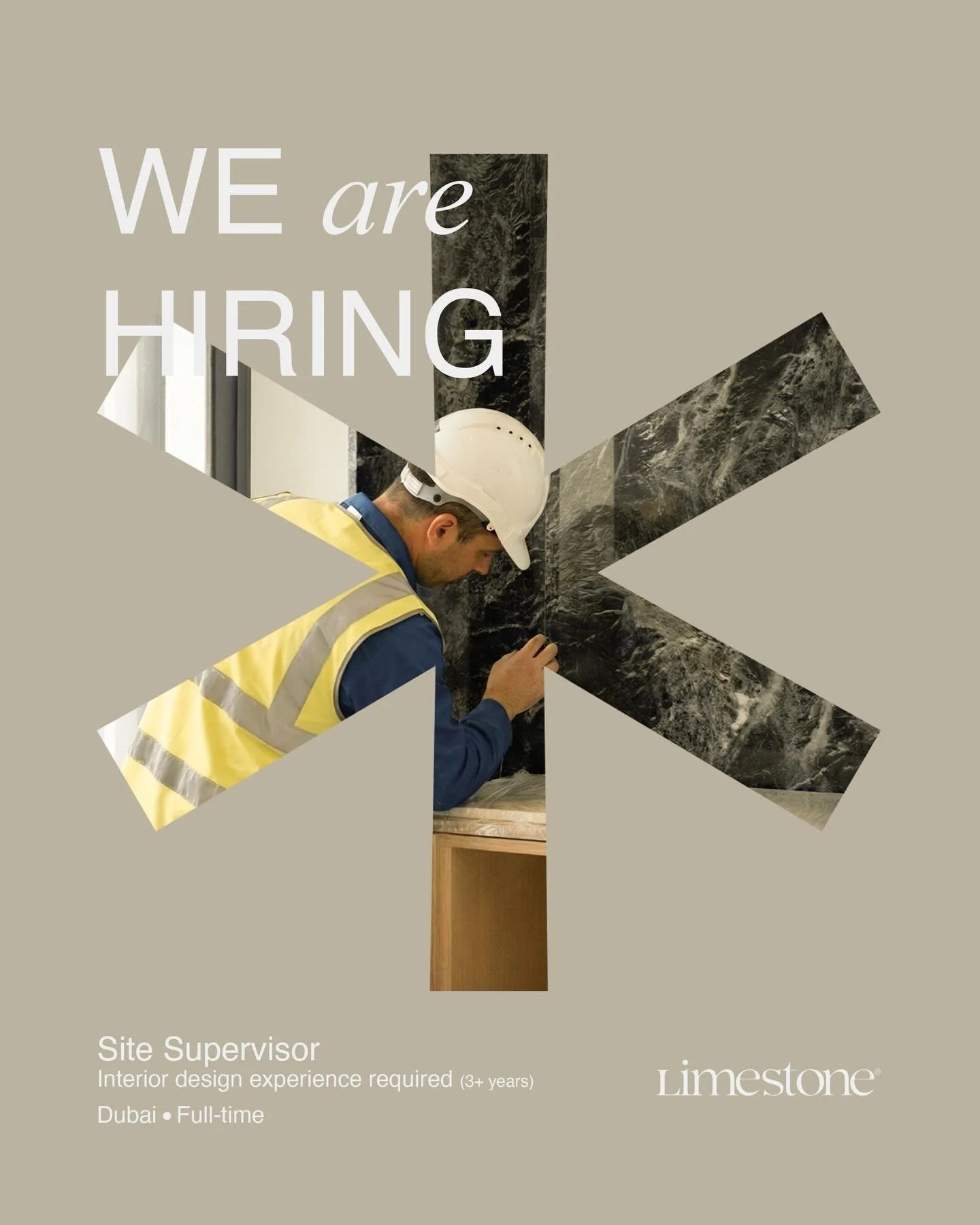 We are hiring!

Position: Site Supervisor
Location: Dubai

Please read the responsibilities and requirements carefully before applying 💫