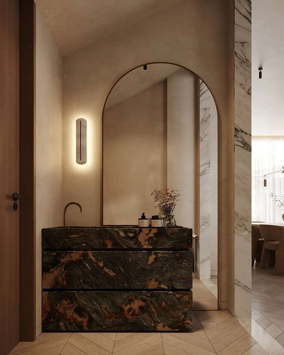 Which powder room you would choose for your dream villa?