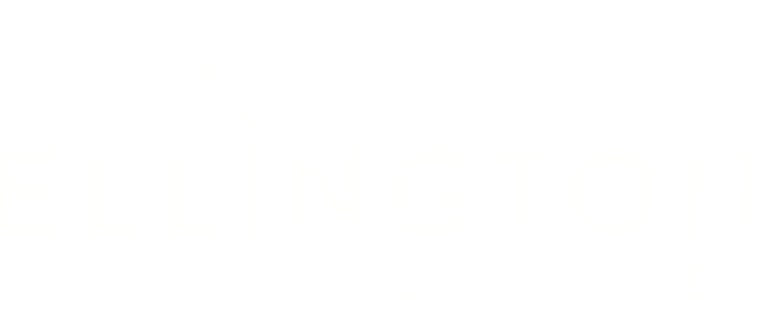 Ellington Properties logo in white on a black background.