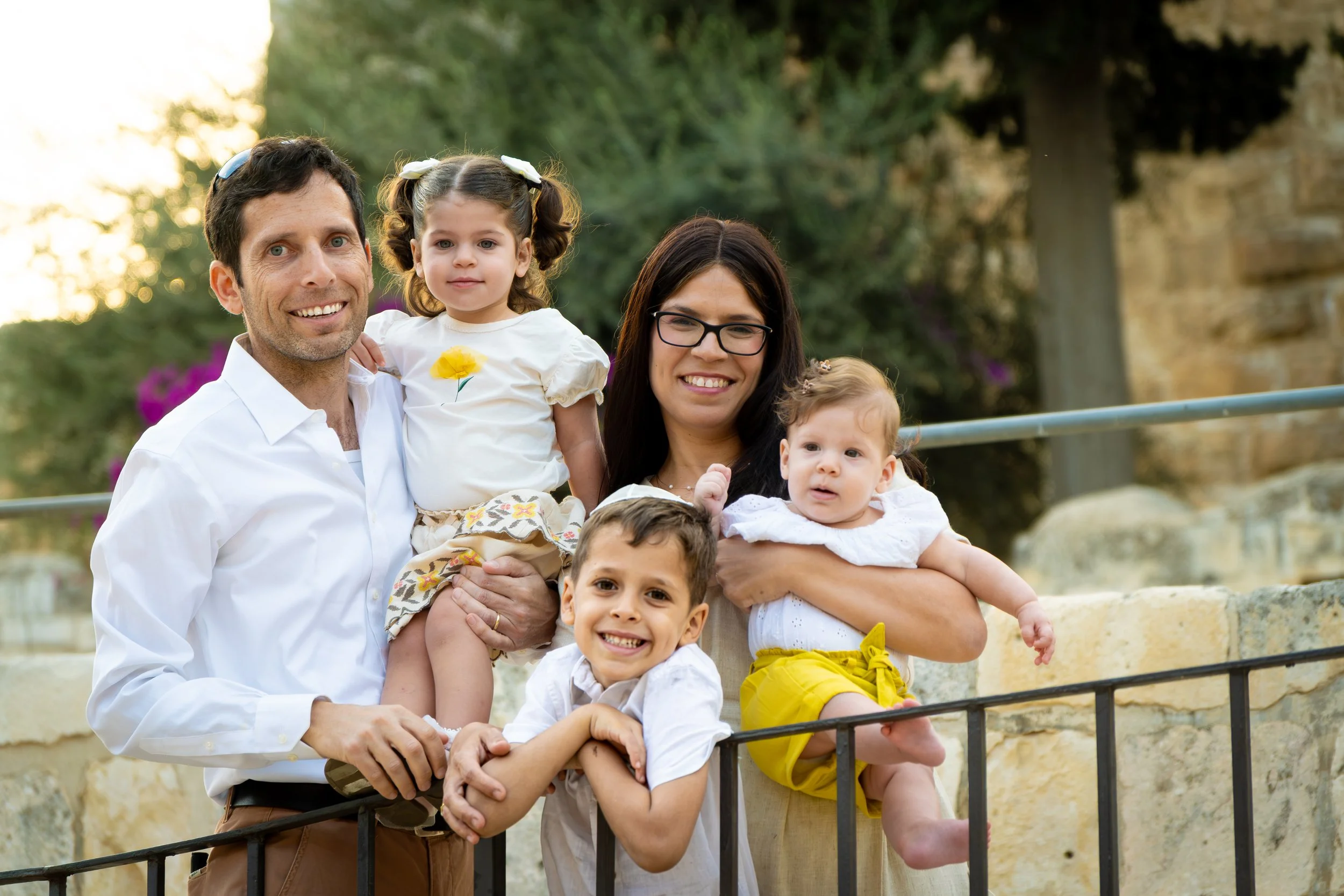 Family at Jerusalem old city
