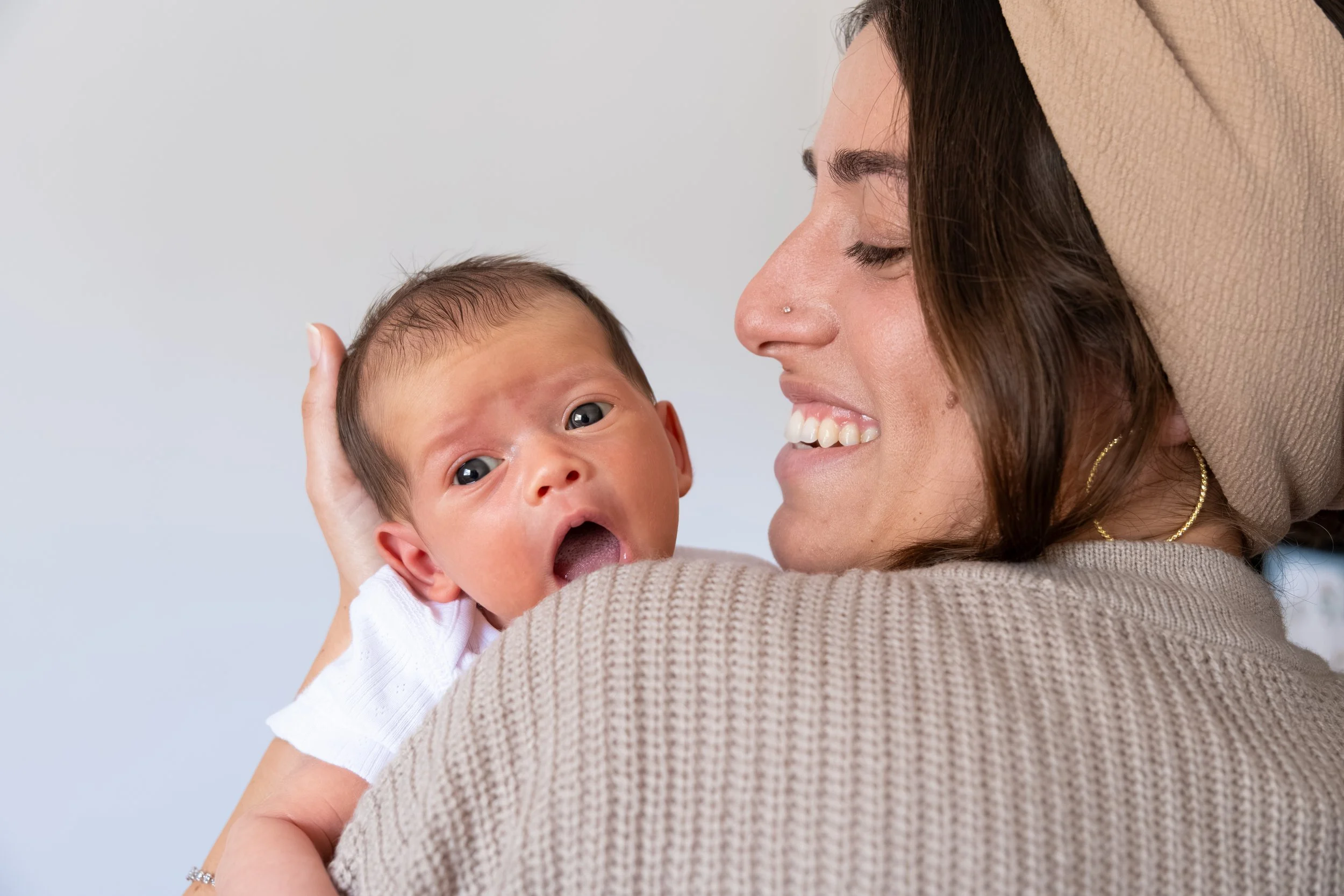 Mom with baby photo shoot